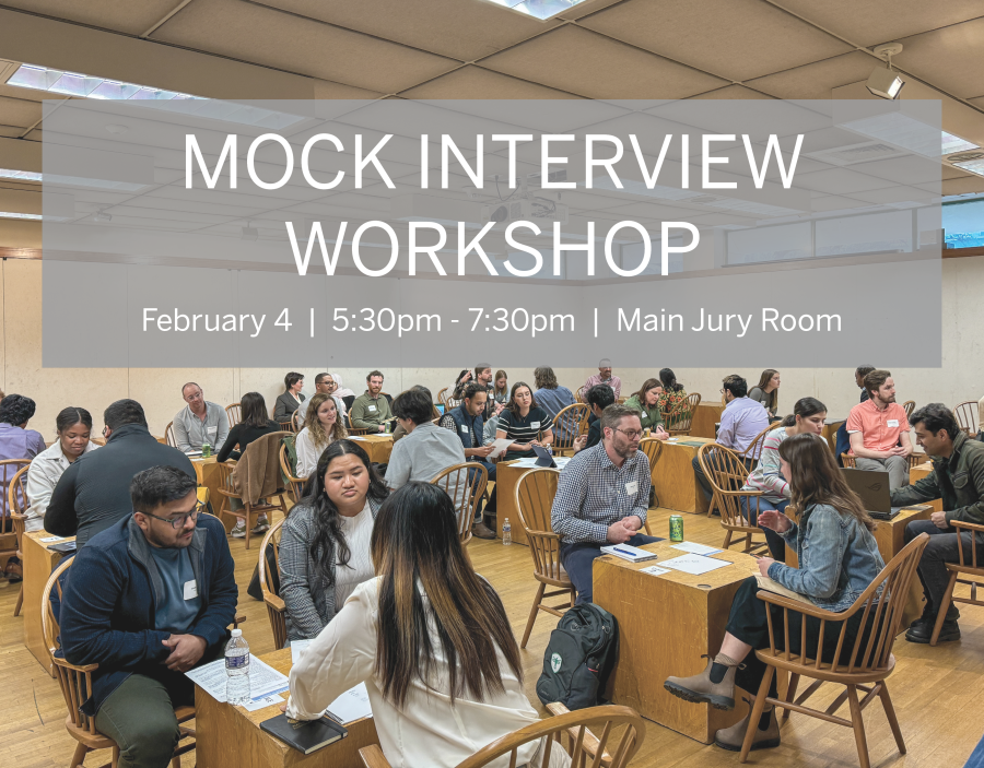 Mock Interview Workshop Poster