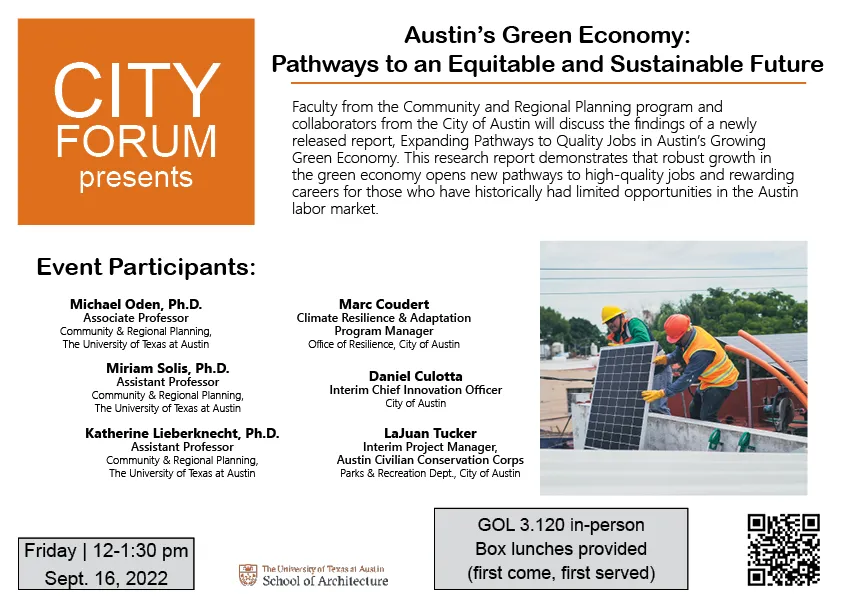 City Forum poster