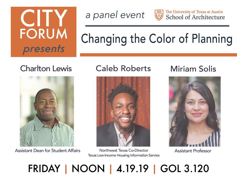 City Forum, Miriam Solis, Caleb Roberts, Charlton Lewis