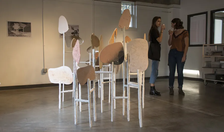Elizabeth Corkery Ruin Follies Materials Lab opening