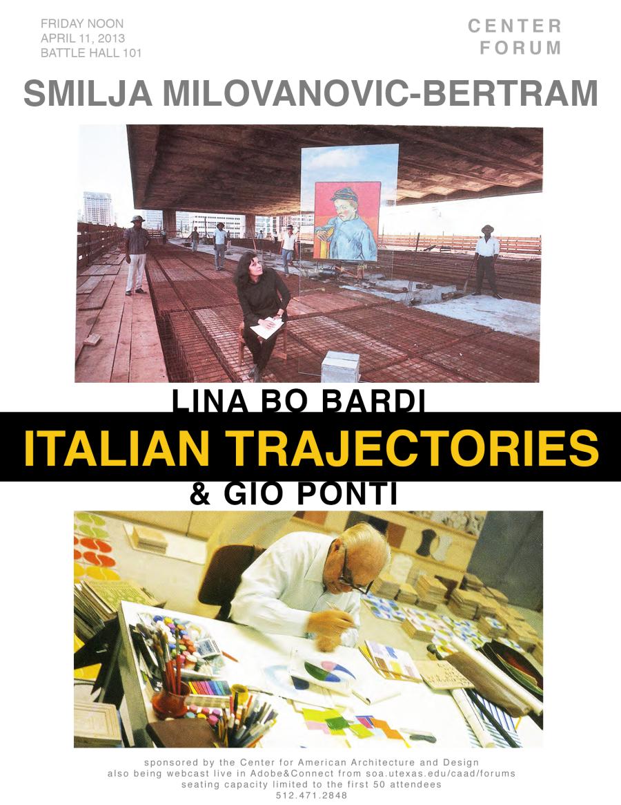Smilja Milovanovic-Bertram - Italian Trajectories
