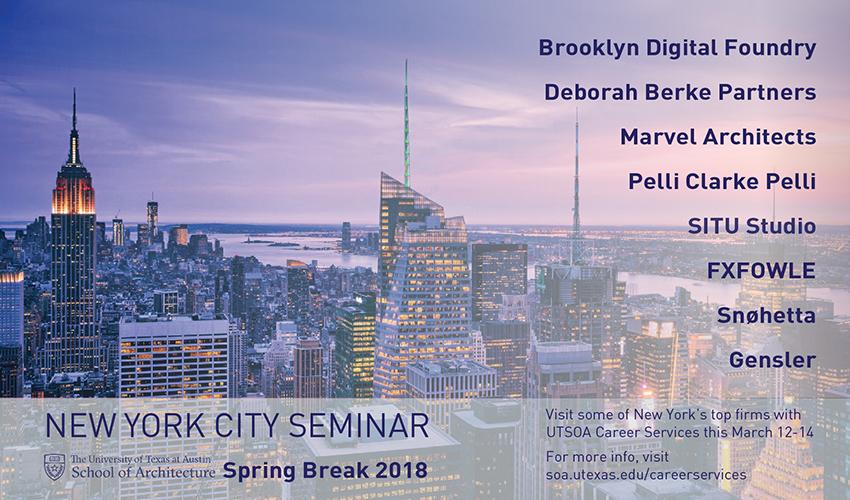 NYC Seminar - Spring Break 2018