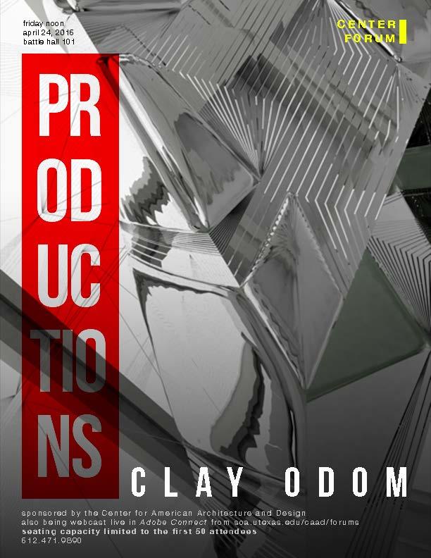 CAAD hosts Clay Odom for Friday Lunch Forum