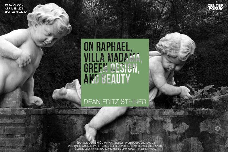 On Raphael, Villa Madana, Green Design, and Beauty