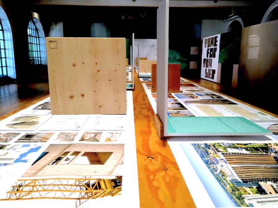 Time for Timber exhibition installation shot