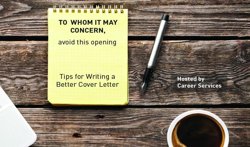 Cover Letter Workshop