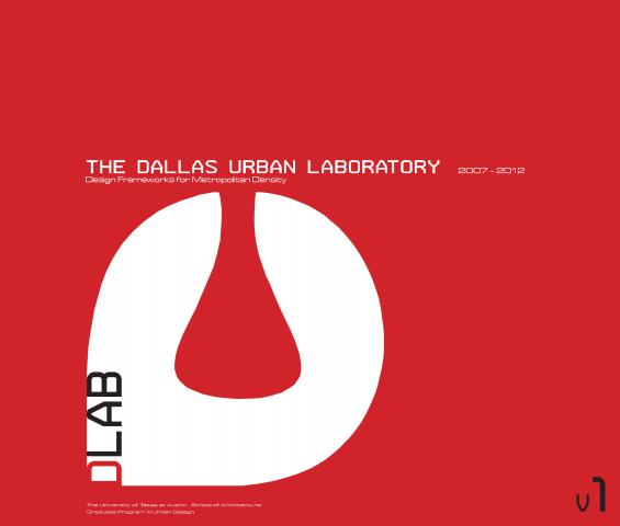 Cover of Dean Almy's Dallas Urban Laboratory Report