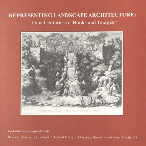 Cover of Benes' book Representing Landscape Architecture: Four Centuries of Books and Images