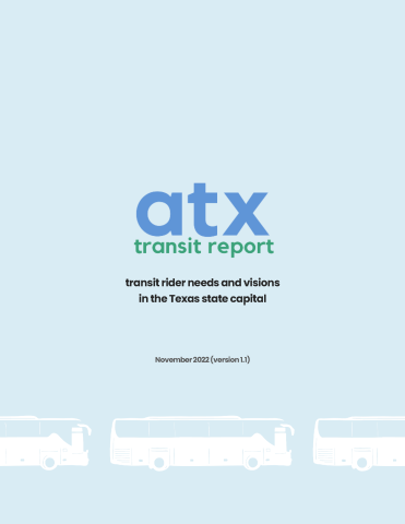 Cover of ATX transit report