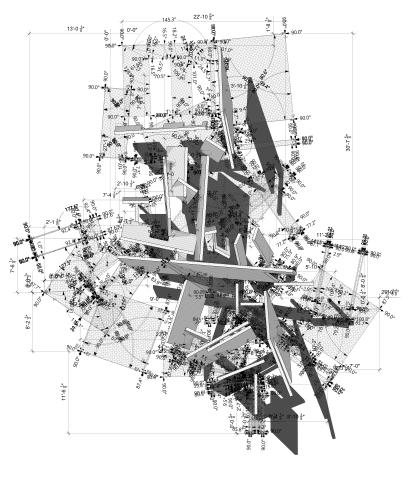 Normal House desconstructed architectural draft