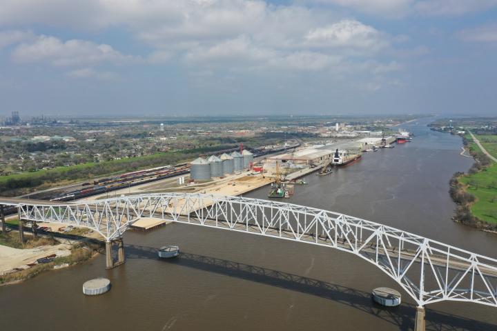aerial view of port arthur