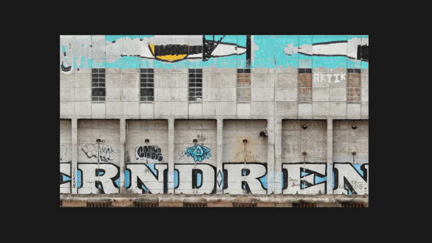 rendering of a wall