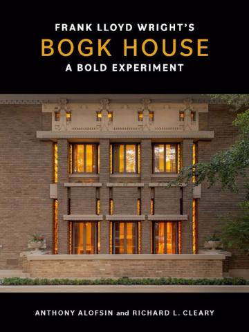 jacket cover for a book called bogk house